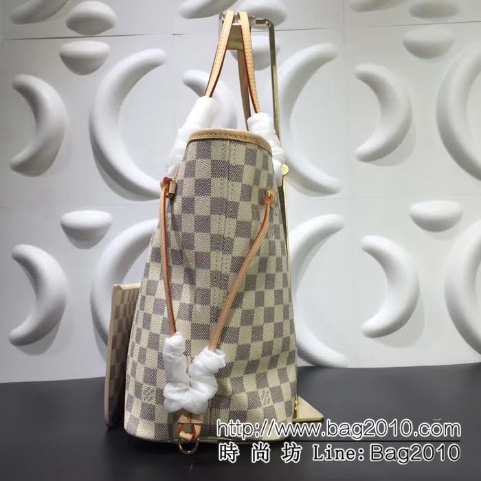 路易威登LV頂級原單M40995白格 Neverfull 經典手袋 YDH1308